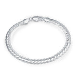 Silber Armband für Männer und Frauen
